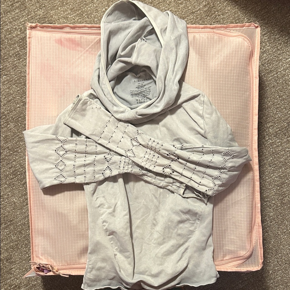 FP Movement by Free People Light Gray Top